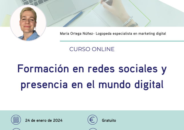 Formación en redes sociales - Colegio Logopedas de Madrid