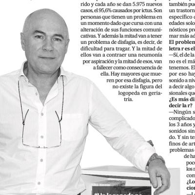 Entrevista en el diario deia.com a D. Antonio Clemente, Presidente del Colegio de logopedas del País Vasco