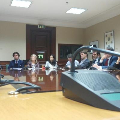 Reunión del CGCL con PSOE y Ciudadanos en el Congreso de los Diputados