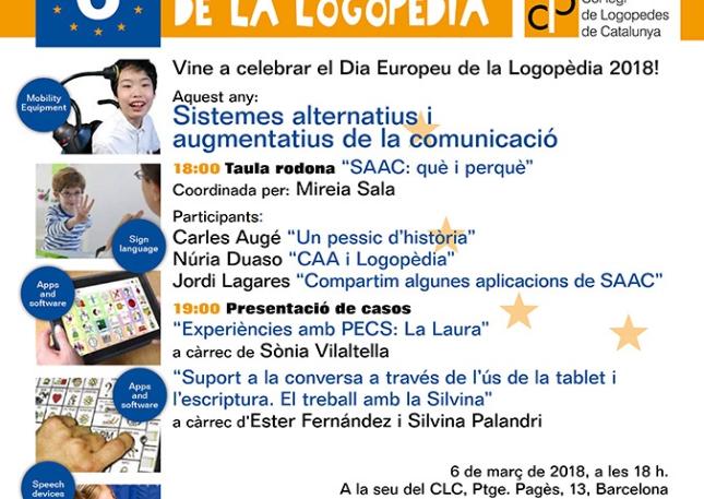 Día Europeo de la Logopedia - Col·legi de Logopedes de Catalunya