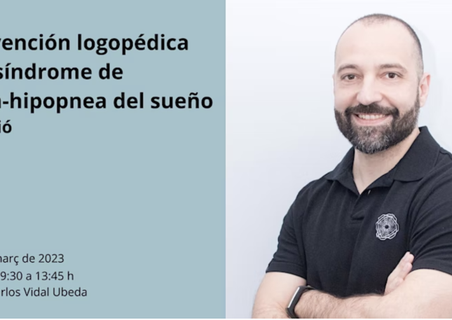 Intervención logopédica en el síndrome de apnea-hipopnea del sueño