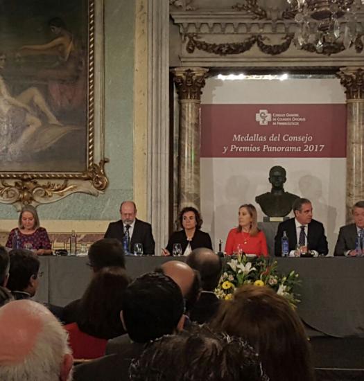 Entrega de medallas y premios Panorama del Consejo General de Farmacéuticos